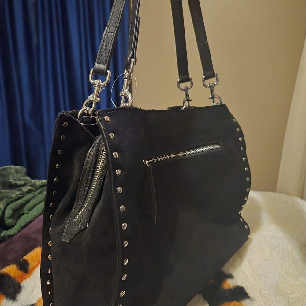American leather co suede shoulder bag - Picture 2 of 5